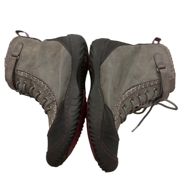 JBU Waterproof Vegan Leather Sami Ankle Boot Grey/Black Women’s shoes Sz 8 - Picture 6 of 7